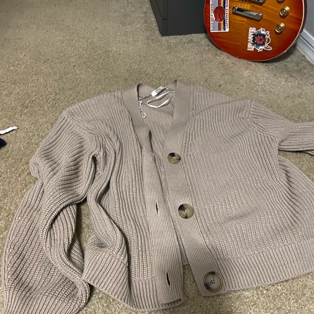 HM cardigan beige